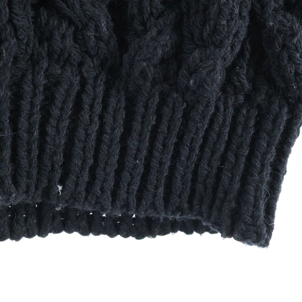  JUNYA COMME des GARCONS ジュンヤワタナベ コムデギャルソン 23 AW Crush Design Sweater JL-N 022 クラッシュデザインニットセーター ブラック レディース ニット セーター トップス