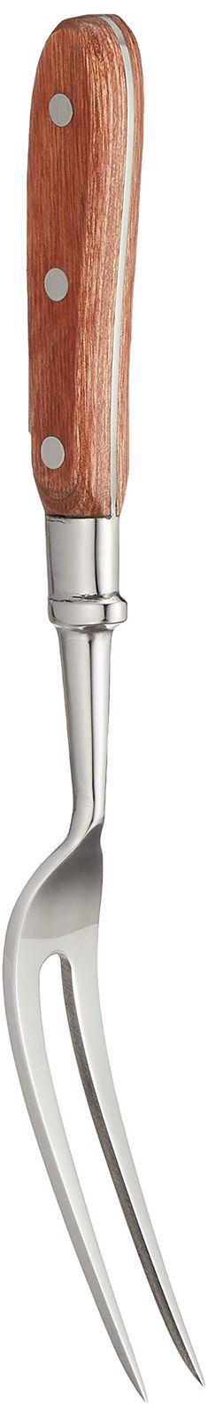 OKC12 日本 ハンドル 茶合板 フォーク ステンレス材 カービングフォーク インテックカネキ