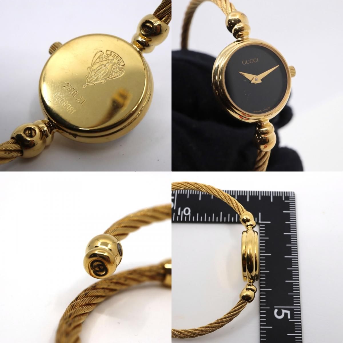 美品 電池交換済 グッチ GUCCI 2700.2.L 腕時計 レディースウォッチ