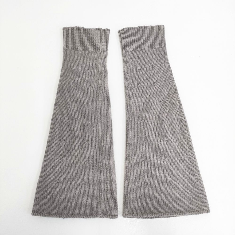 Deuxieme Classe CARIAGGI社製カシミヤ 定価31900円 レッグウォーマー その他ファッション雑貨 グレー レディース ドゥーズィエムクラス 5-1021T