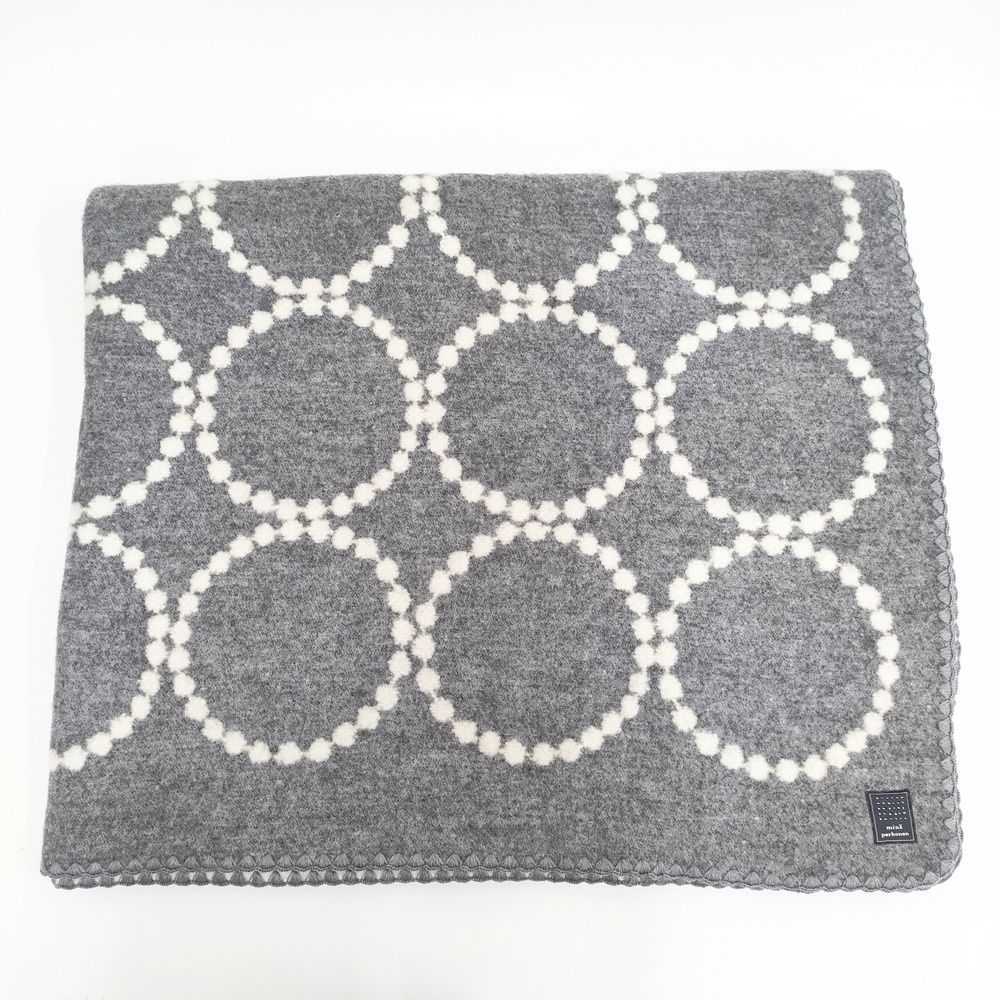 mina perhonen tambourine 大判 za7542 毛布 ウール ブランケット グレー ホワイト レディース ミナペルホネン 5-1021T