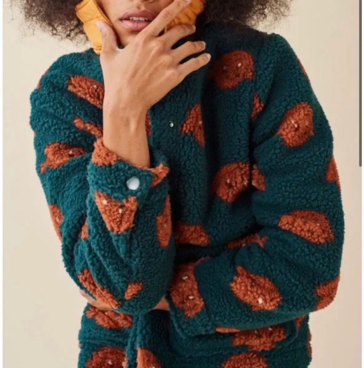 タイニコットン 成人用 プーさん フリースジャケット