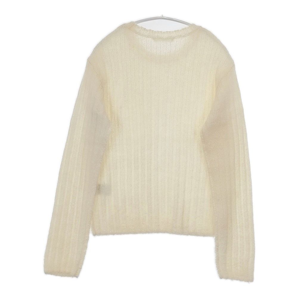 GALERIE VIE キッドモヘア クルーネックプルオーバー 定価35200円 23-02-34-02314 ウール混 セーター ニット 23 AW オフホワイト レディース ギャルリーヴィー 5-1021 T