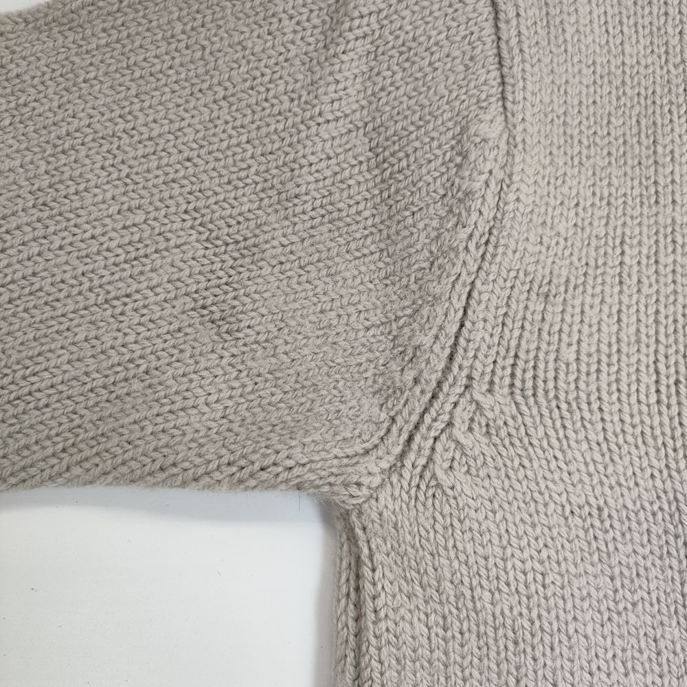 evam eva 畦編み wool aze PO E193K158 定価22000円 日本製 ウール