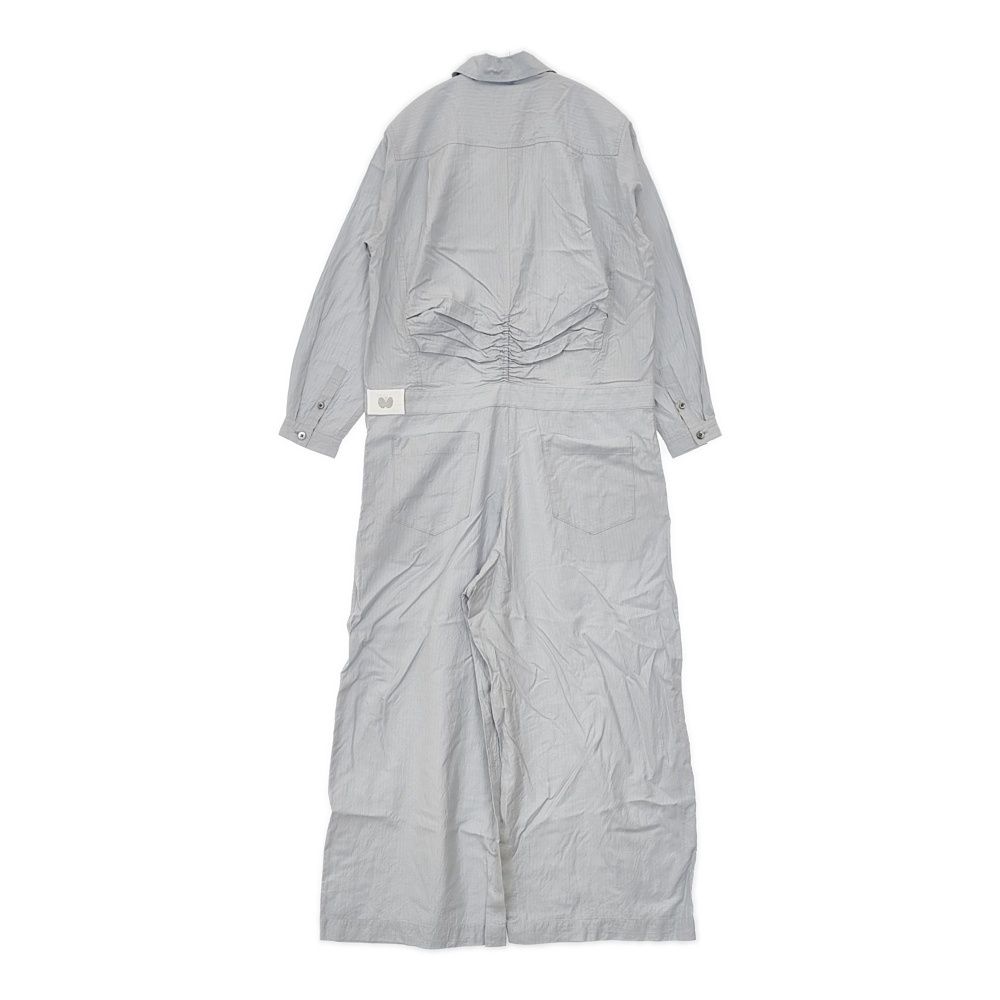 mina perhonen isle コンビネゾン ツナギ ai4506 サイズ38 コットンシルク オーバーオール ライトブルー レディース ミナペルホネン 5-1021M