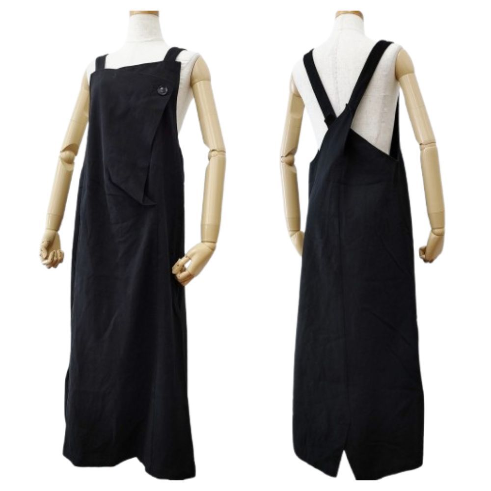 サロペット ブラック