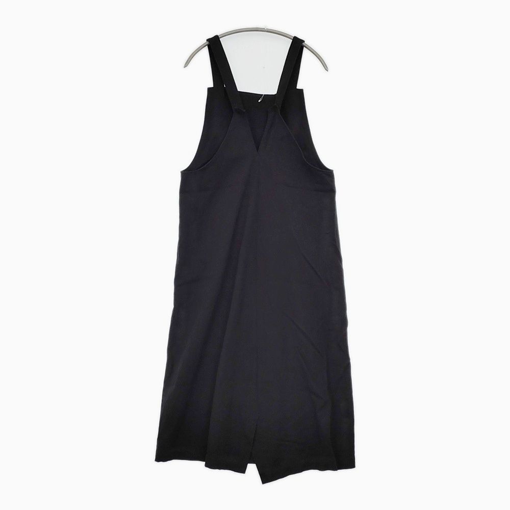 Y s コットンリネンツイルドレス YE-D16-007 サロペットスカート サロペット ブラック レディース ワイズ Yohji 5-1021M