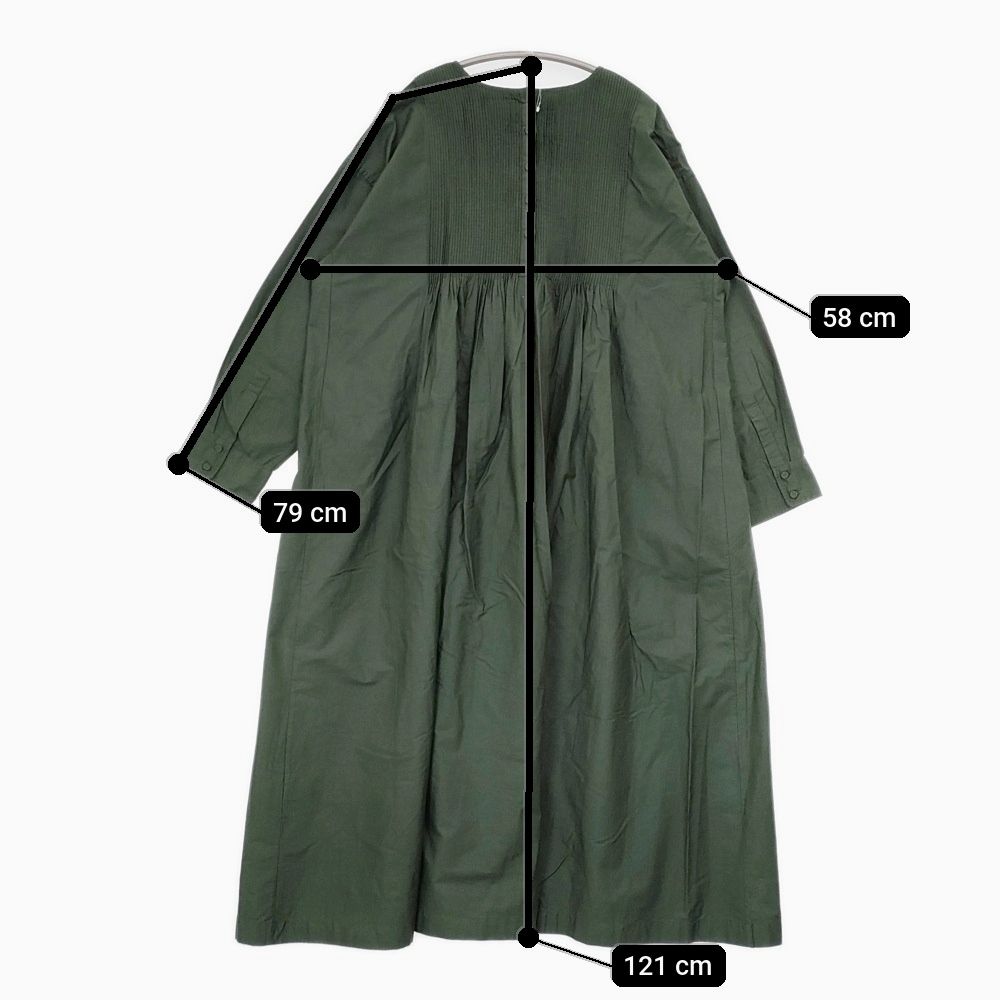 maison de SOIL ピンタック ギャザー インド製 コットン サイズ2