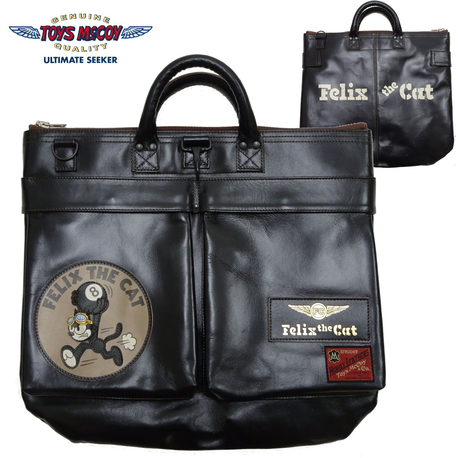 TOYS McCOYレザーヘルメットバッグ TOYS McCOY（トイズマッコイ） レザーヘルメットバッグ 馬革 ホース