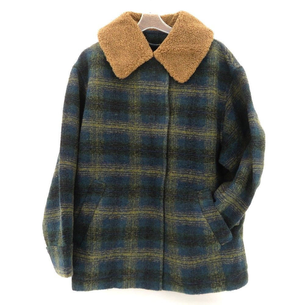 極美品】PENDLETON ペンドルトン アウター ボアカラー コートチェック