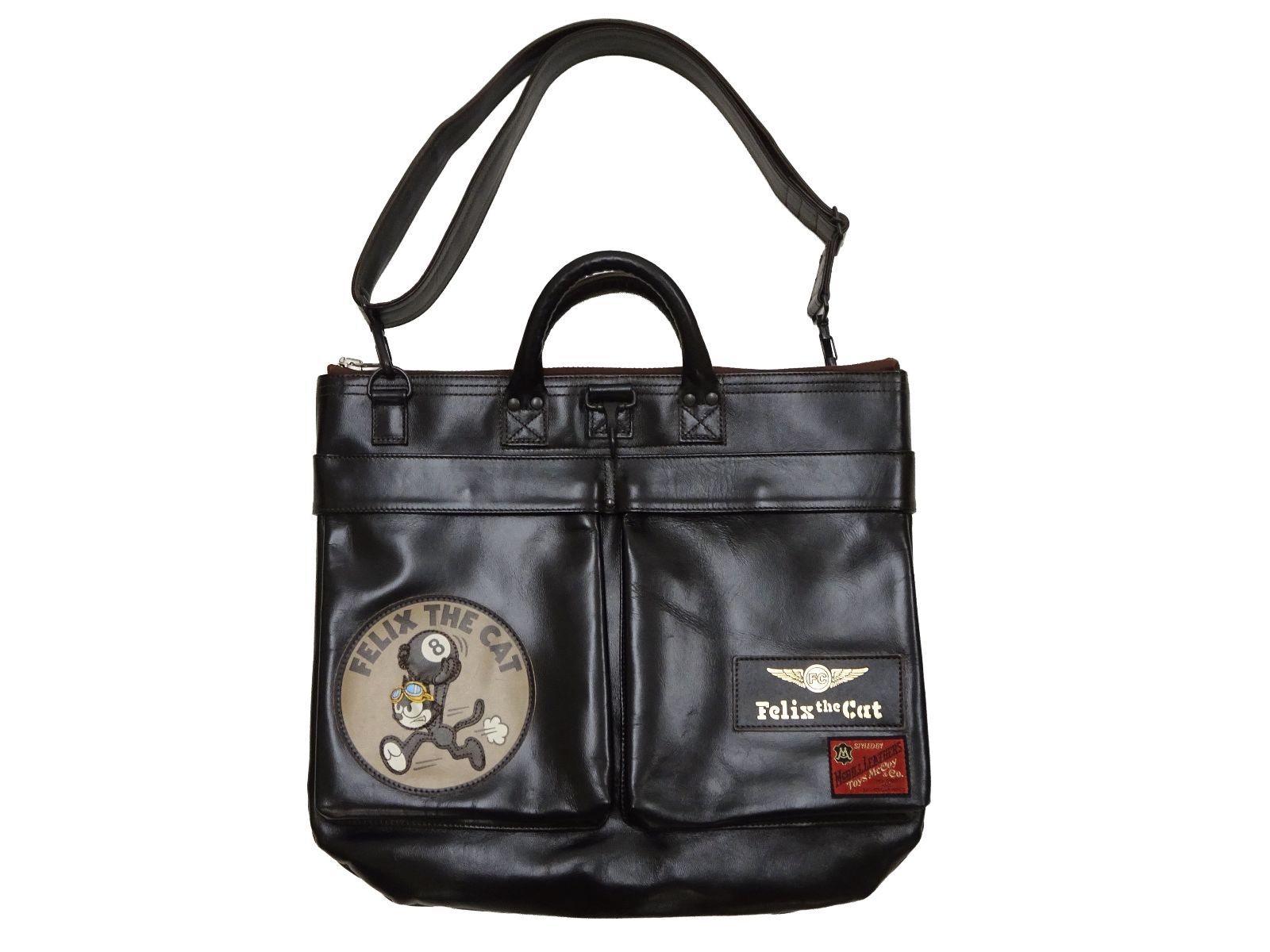 TOYS McCOYレザーヘルメットバッグ TOYS McCOY】 