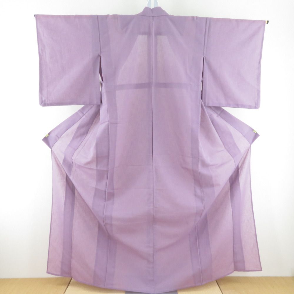 夏着物 絽 色無地 紋無し 洗える着物 化繊 広衿 着物 AK-3157 小紋 洗える着物 ブランド hiromichinakano 単衣 裏地なし  厚手 きもの 6月 9月 上品 ニュアンスカラー 古典 緑青 ブルー グリーン | kimonoyaMAYU 絽の洗える着物　化繊　色無地 紋なし