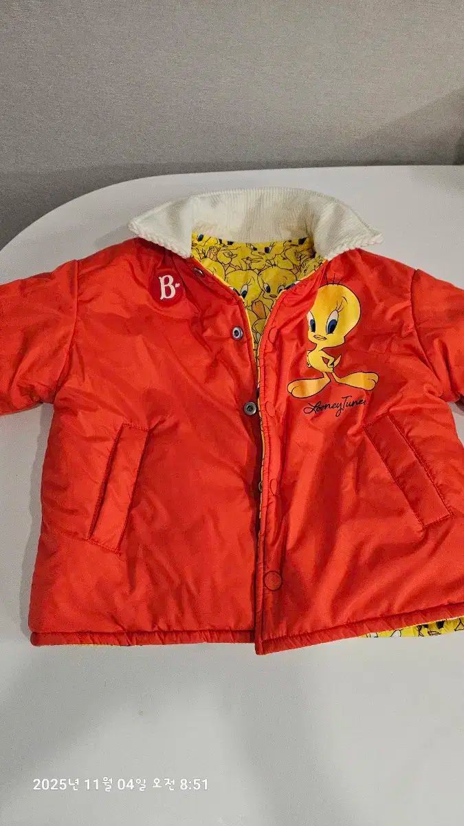 BEBE DE PINO ベベデピノ ルーニートゥンズ リバーシブルダウン 110