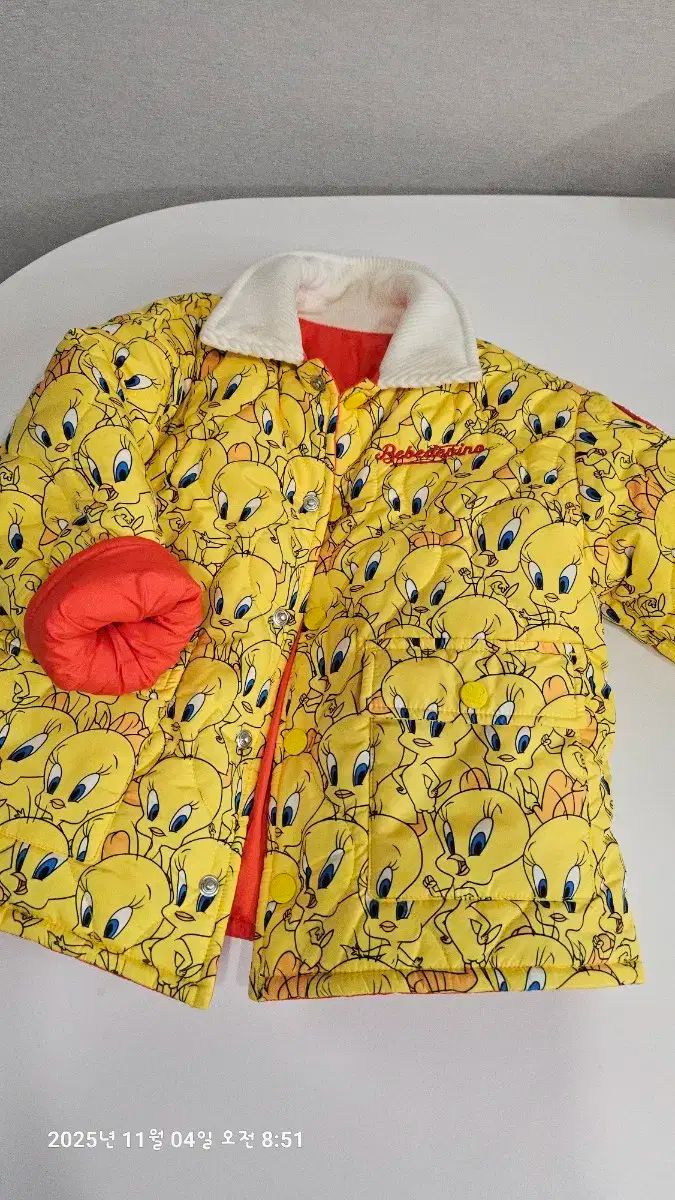  BEBE DE PINO ベベデピノ ルーニートゥンズ リバーシブルダウン 110 その他 ジャケット ブルゾン