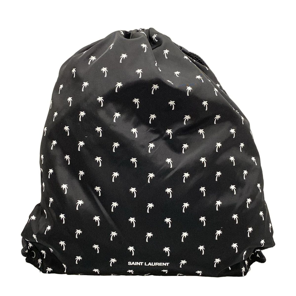 SAINT LAURENT PARIS サンローランパリ リュックサック パームツリー ナップサック 686174 黒 2021年