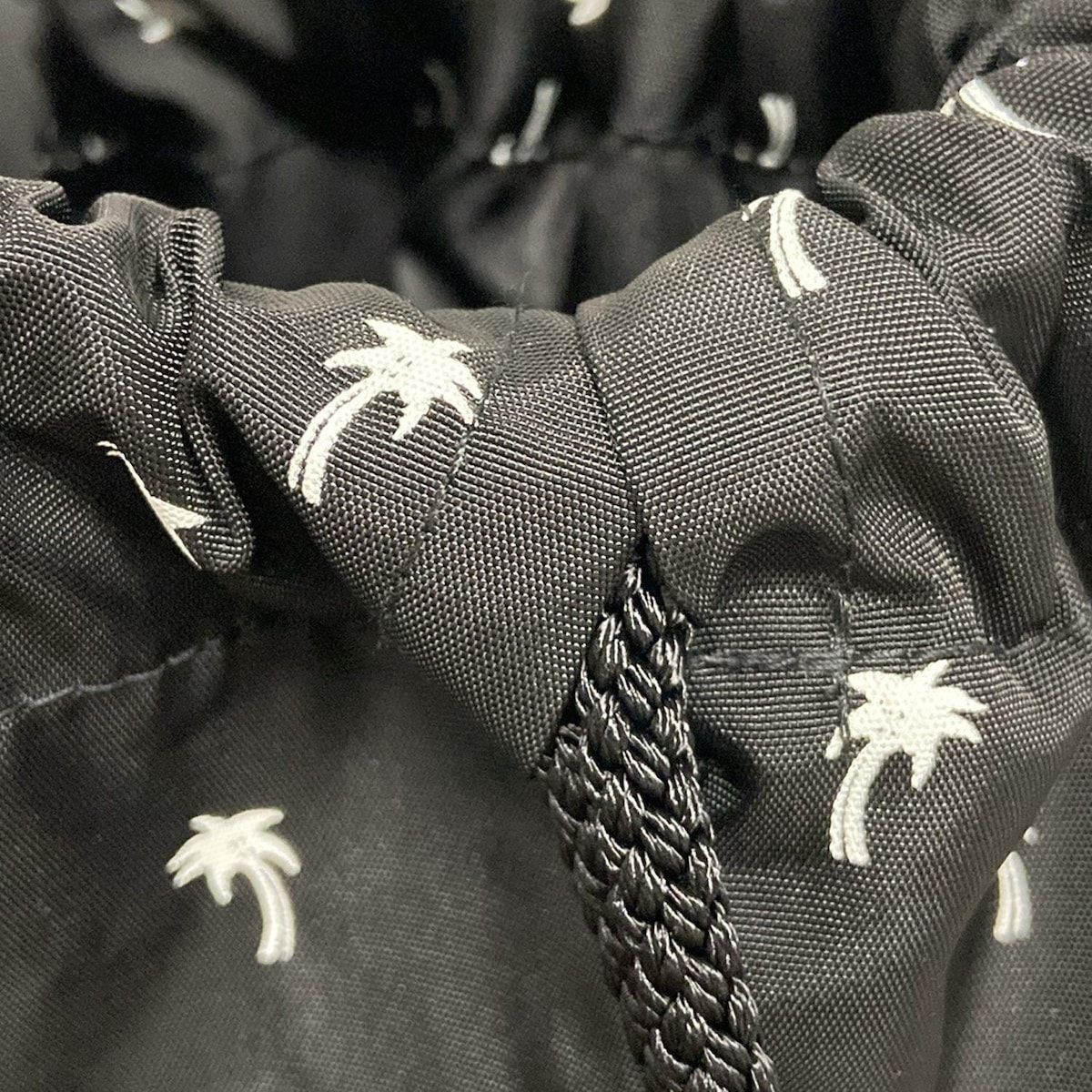 SAINT LAURENT PARIS サンローランパリ リュックサック パームツリー ナップサック 686174 黒 2021年 DECORATOM_COM_BR