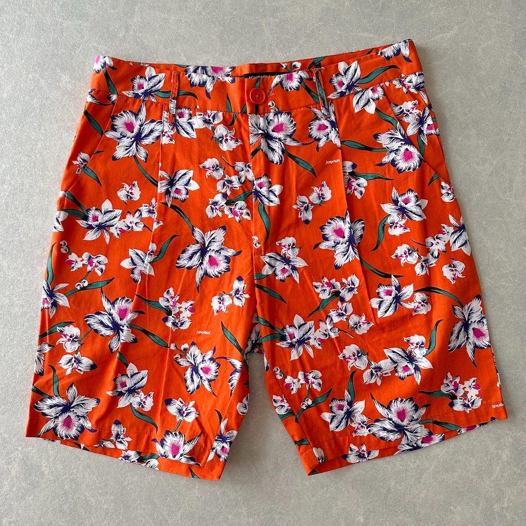 JOYRICH 花柄ショートパンツ 総柄 M 古着 メンズ