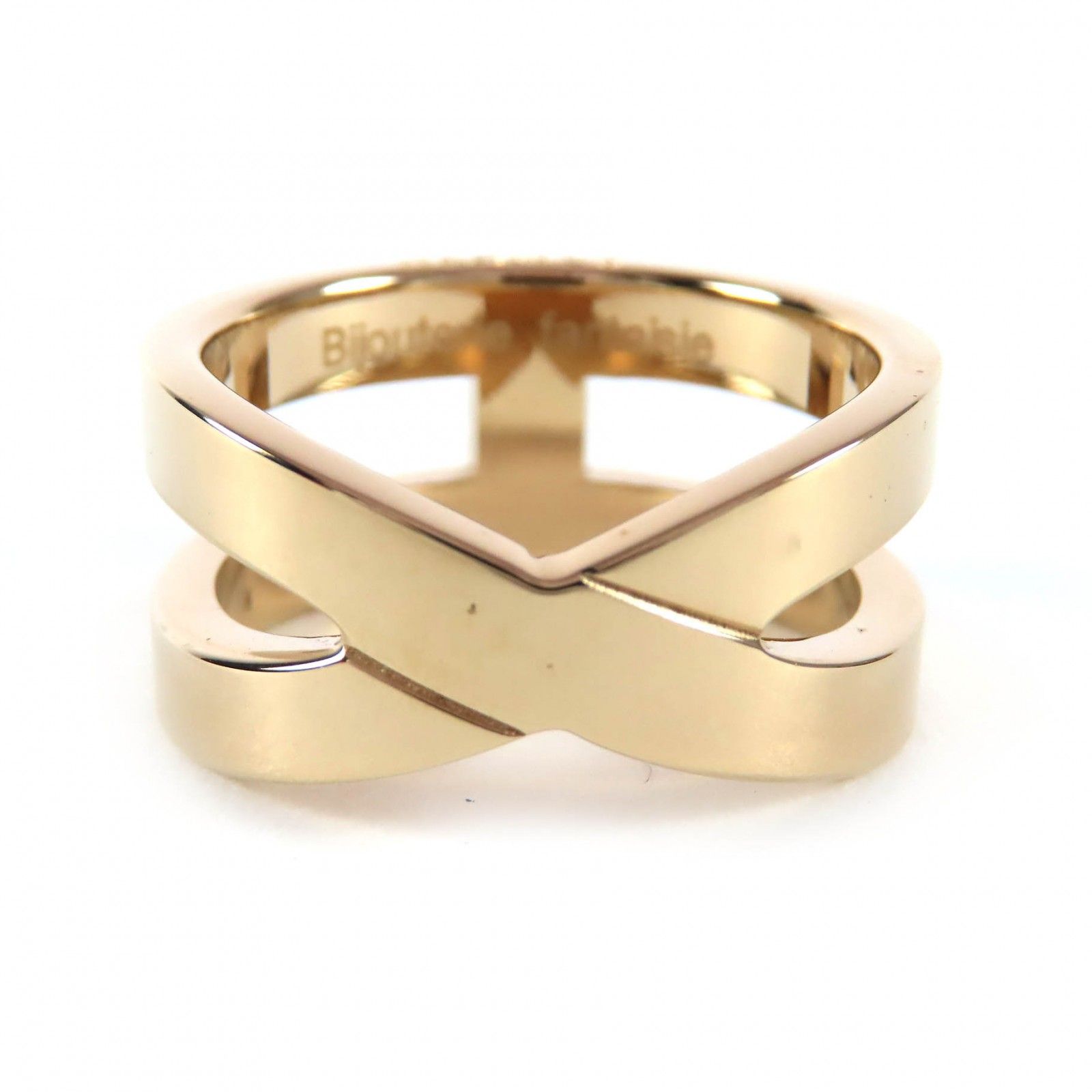 HERMES エルメス リュバン BIJOUTERIE FANTAISIE Hモチーフ スカーフリング ゴールド レディース