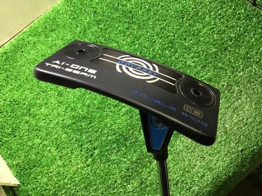オデッセイ Ai ONE TRI BEAM DOUBLE WIDE CS 32インチ パター PT STROKE LAB 90 スチール フレックスその他 メンズ 男性用 右利き 右用 Cランク ゴルフクラブ