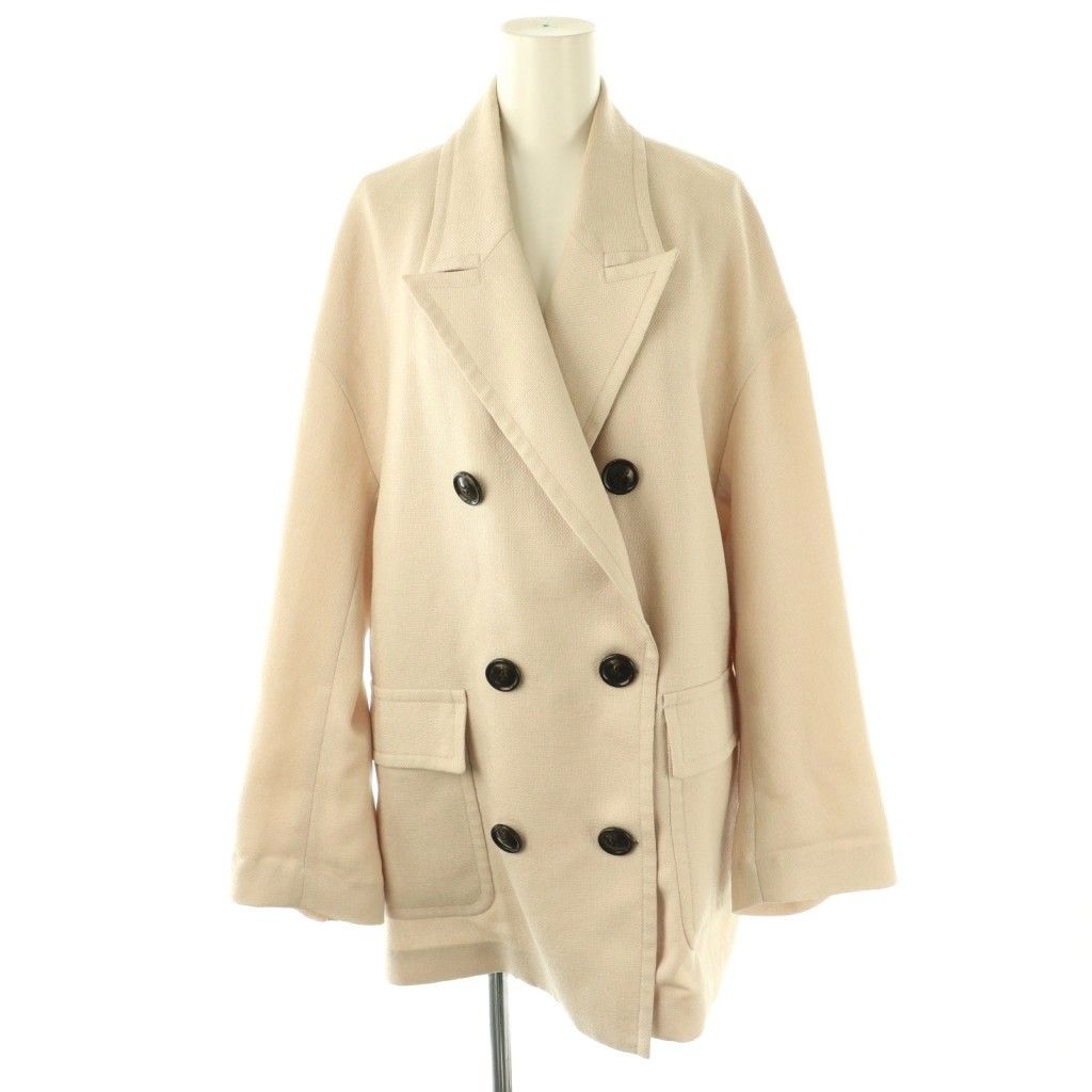 ダイアグラム グレースコンチネンタル Diagram GRACE CONTINENTAL 24SS オーバーテーラードジャケット ブレザー 36 アイボリー 0324101137 AT OS