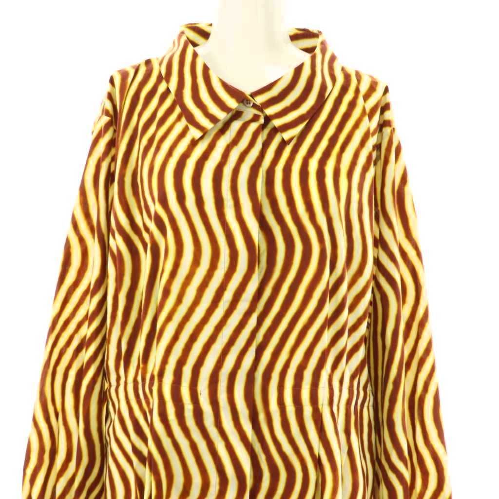 シャツワンピース 長袖