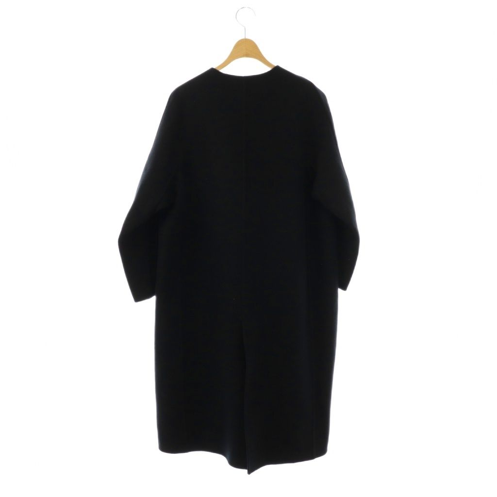 ドゥロワー Drawer ウールビーバーケヌキノー コート アウター 34 濃紺 NR OS