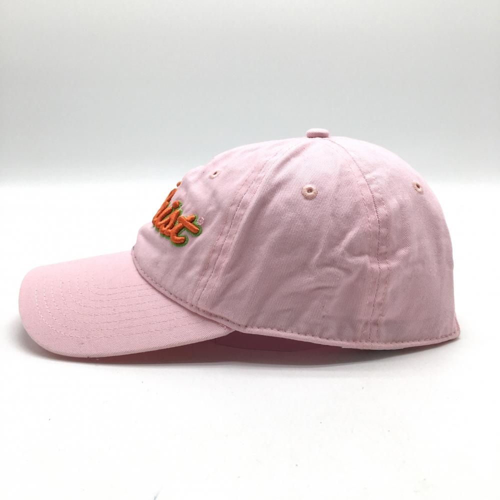 美品】タイトリスト×ニューエラ キャップ ピンク×オレンジ ニコちゃん