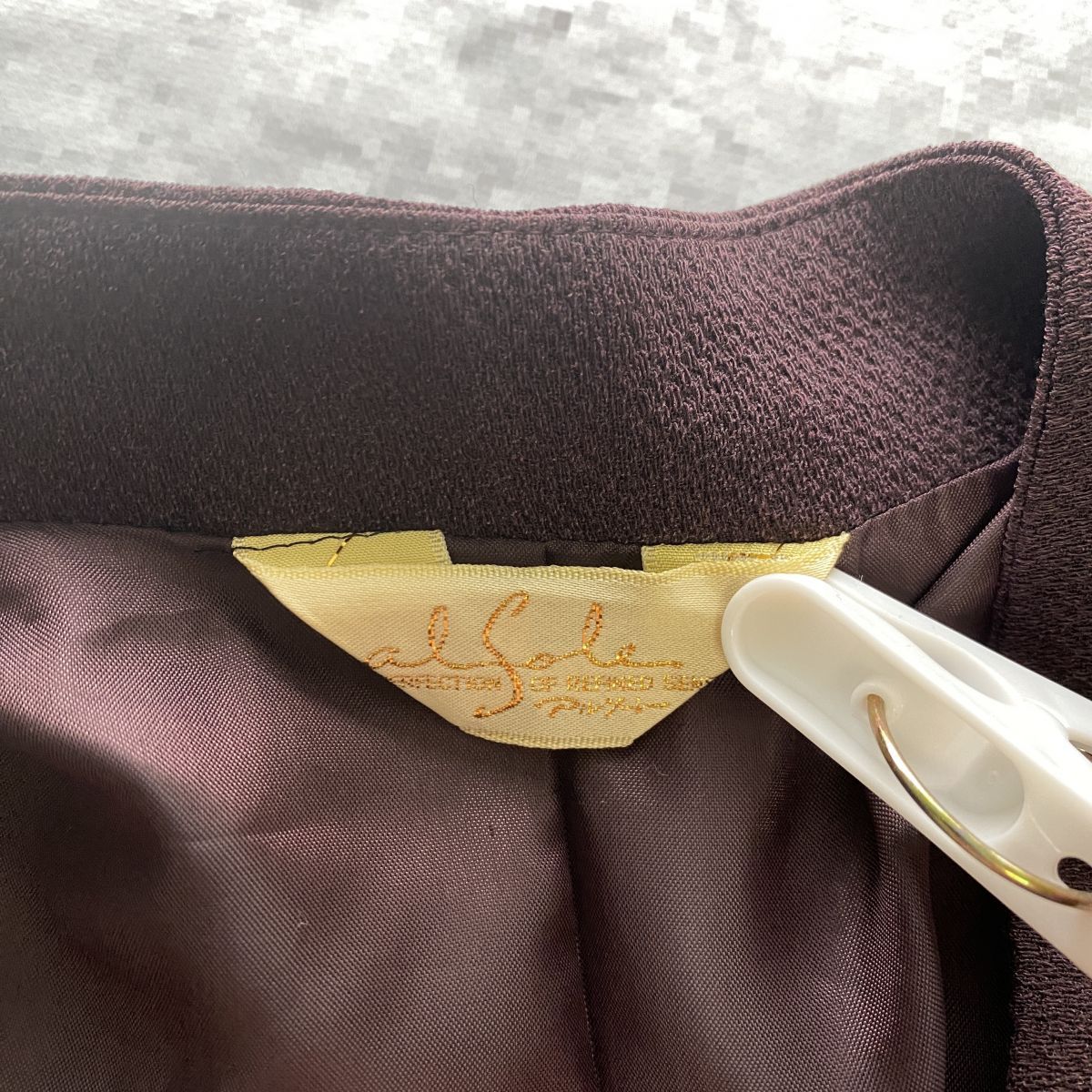 AL SOLE アルソーレ レディース ジャケット ボルドー サイズM～L