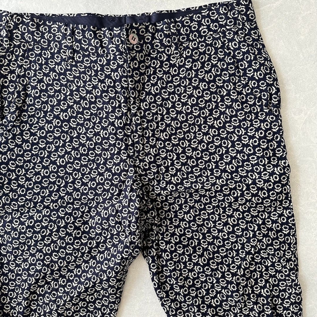 COMME des GARÇONS HOMME 花柄プリントショートパンツ 総柄 XS 古着 メンズ