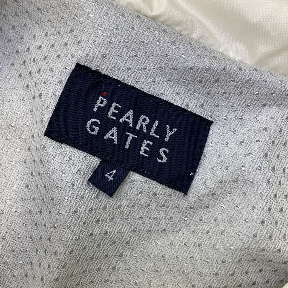 サイズ：4 PEARLY GATES パーリーゲイツ 中綿パーカー ホワイト系