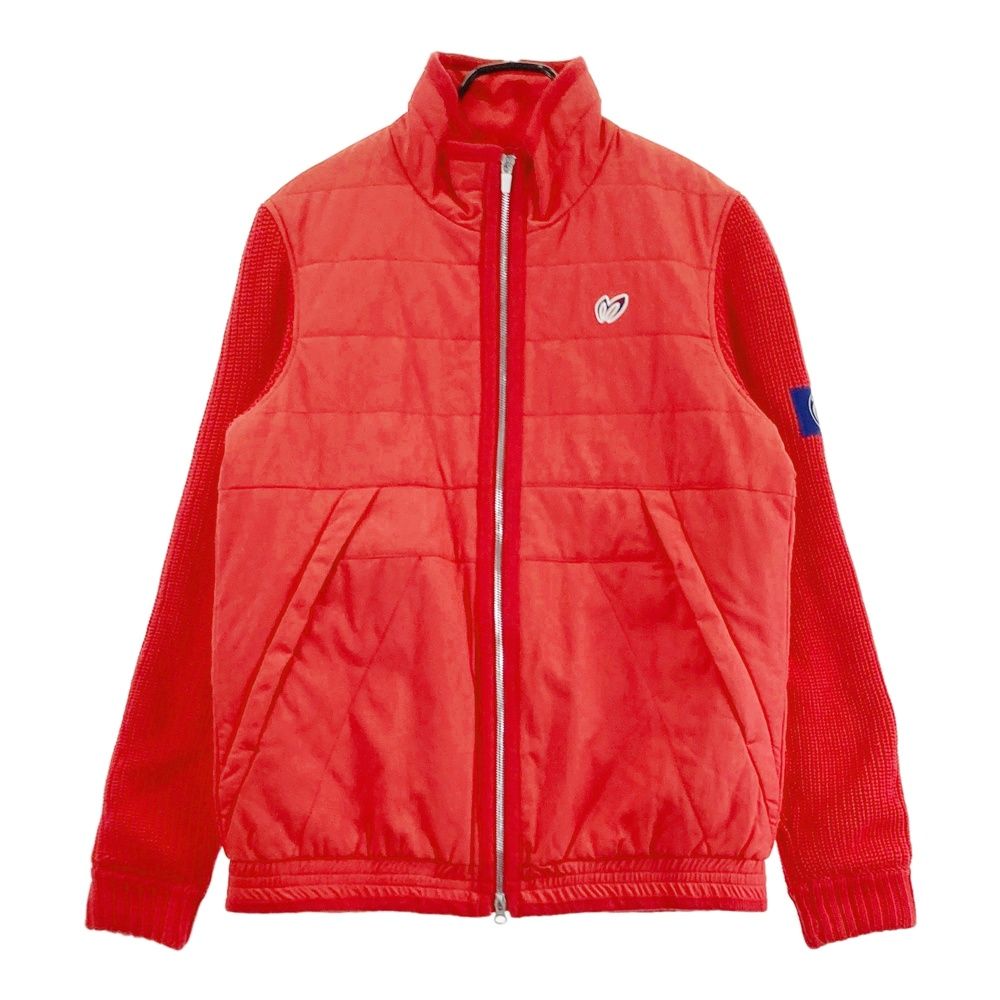 サイズ 6 MASTER BUNNY EDITION マスターバニーエディション ニット切替 中綿 ジップジャケット レッド系 240101443053 ゴルフウェア メンズ ストスト