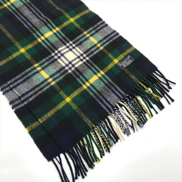 Burberrys バーバリー 100％ カシミア マフラー ノバチェック 服飾小物 冬 グリーン系 レディース メンズ プレゼント r251