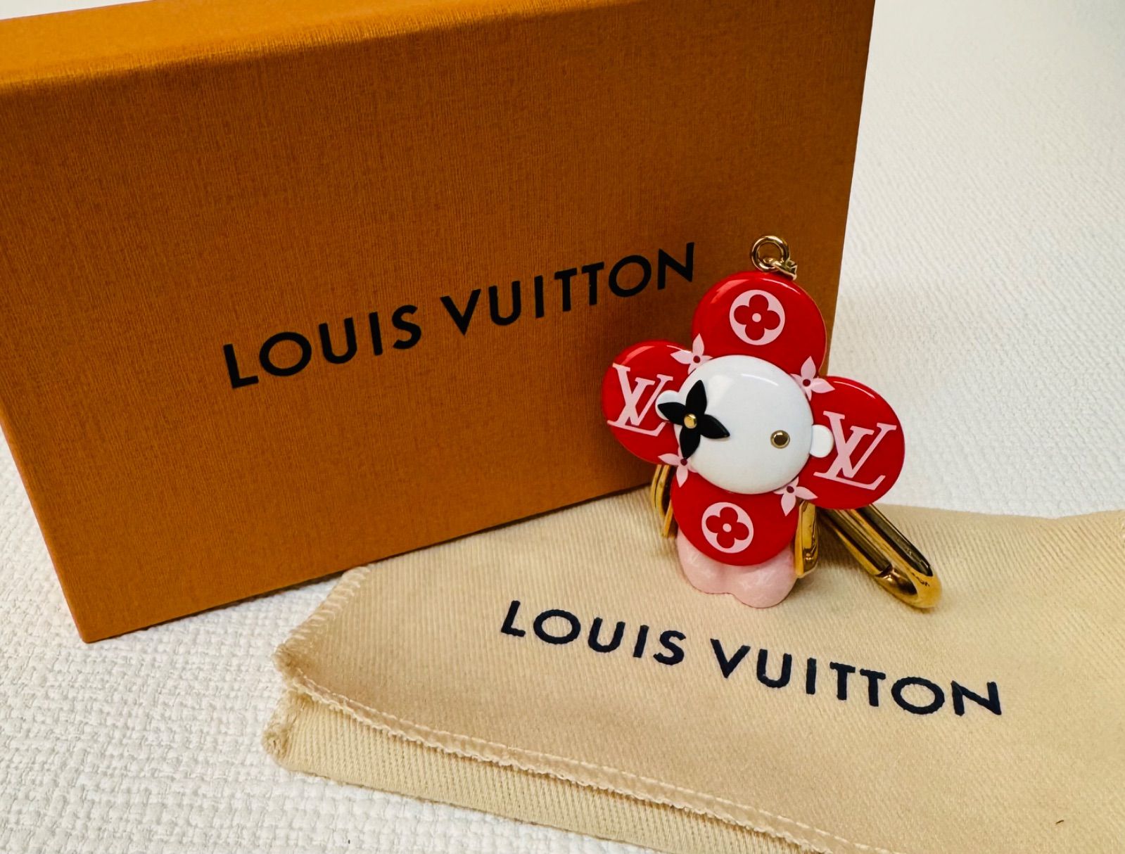 廃盤･ LOUIS VUITTON ルイ･ヴィトン ポルトクレ ヴィヴィエンヌ モノグラム バッグチャーム キーリング M67846 き
