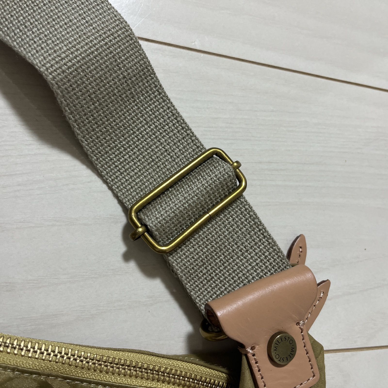 MILESTO LAGOPUS カーキ カモフラ ショルダーバッグ ラゴパス ミレスト 