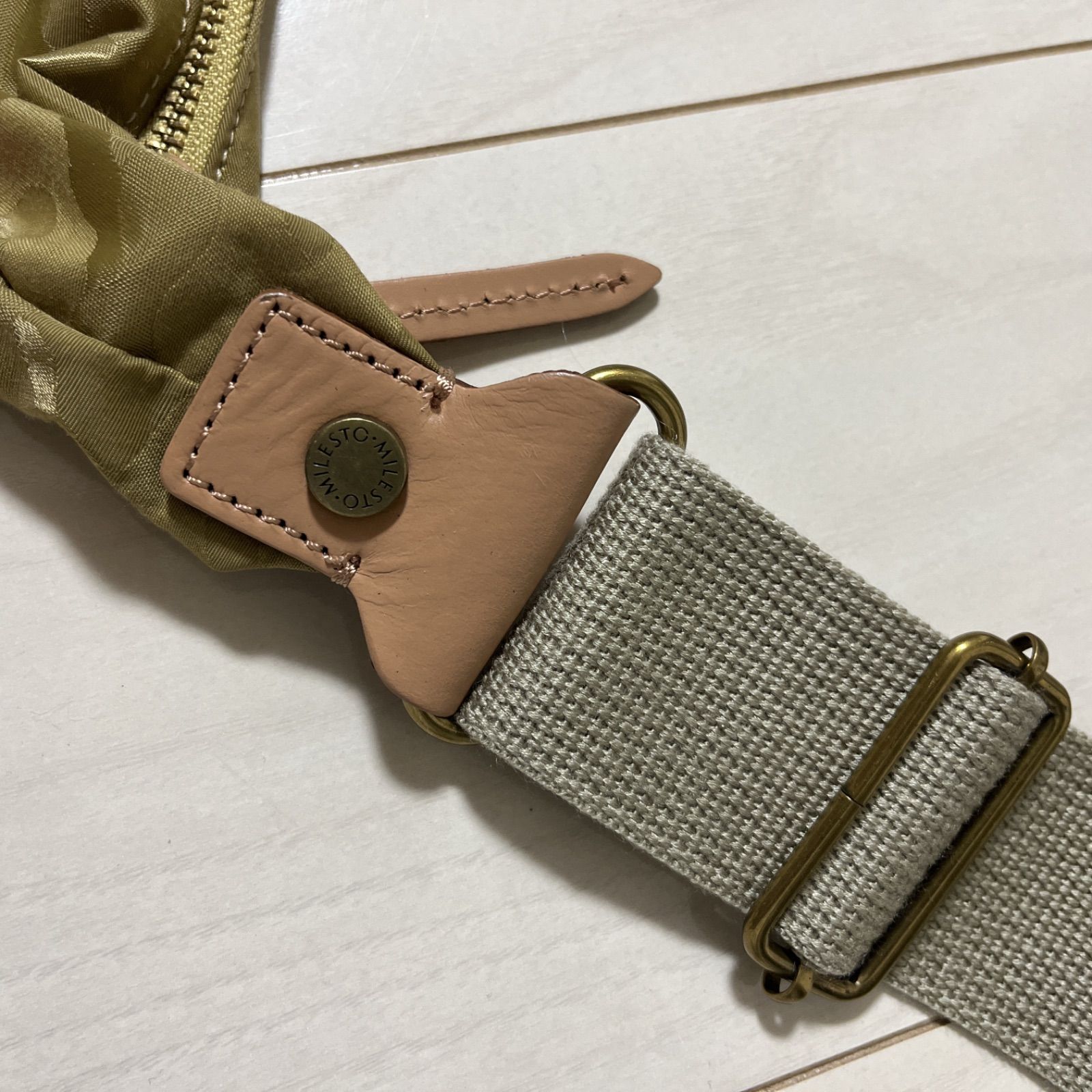 MILESTO LAGOPUS カーキ カモフラ ショルダーバッグ ラゴパス ミレスト 