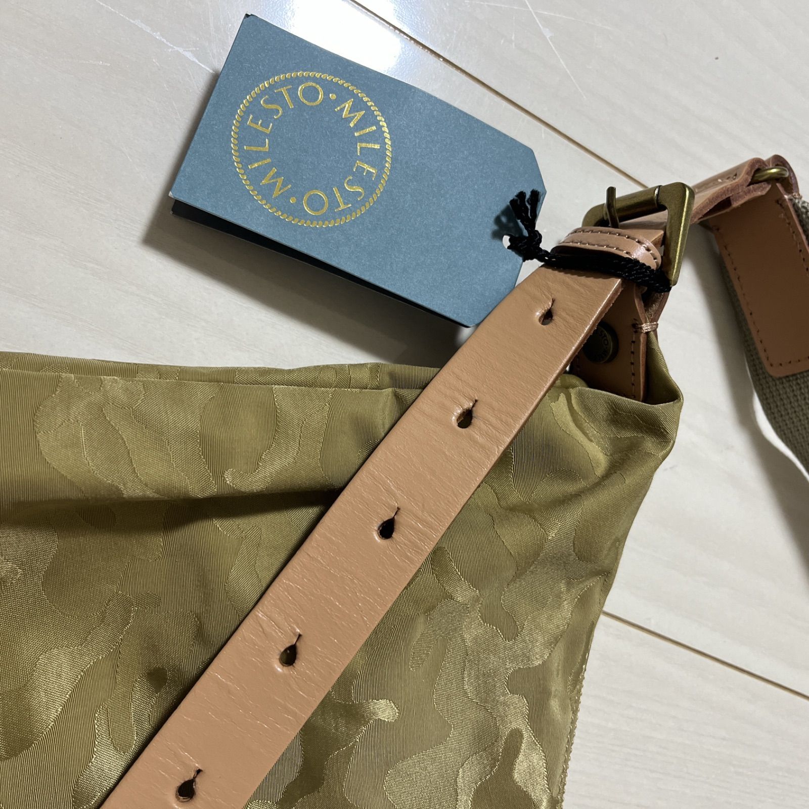 MILESTO LAGOPUS カーキ カモフラ ショルダーバッグ ラゴパス ミレスト 