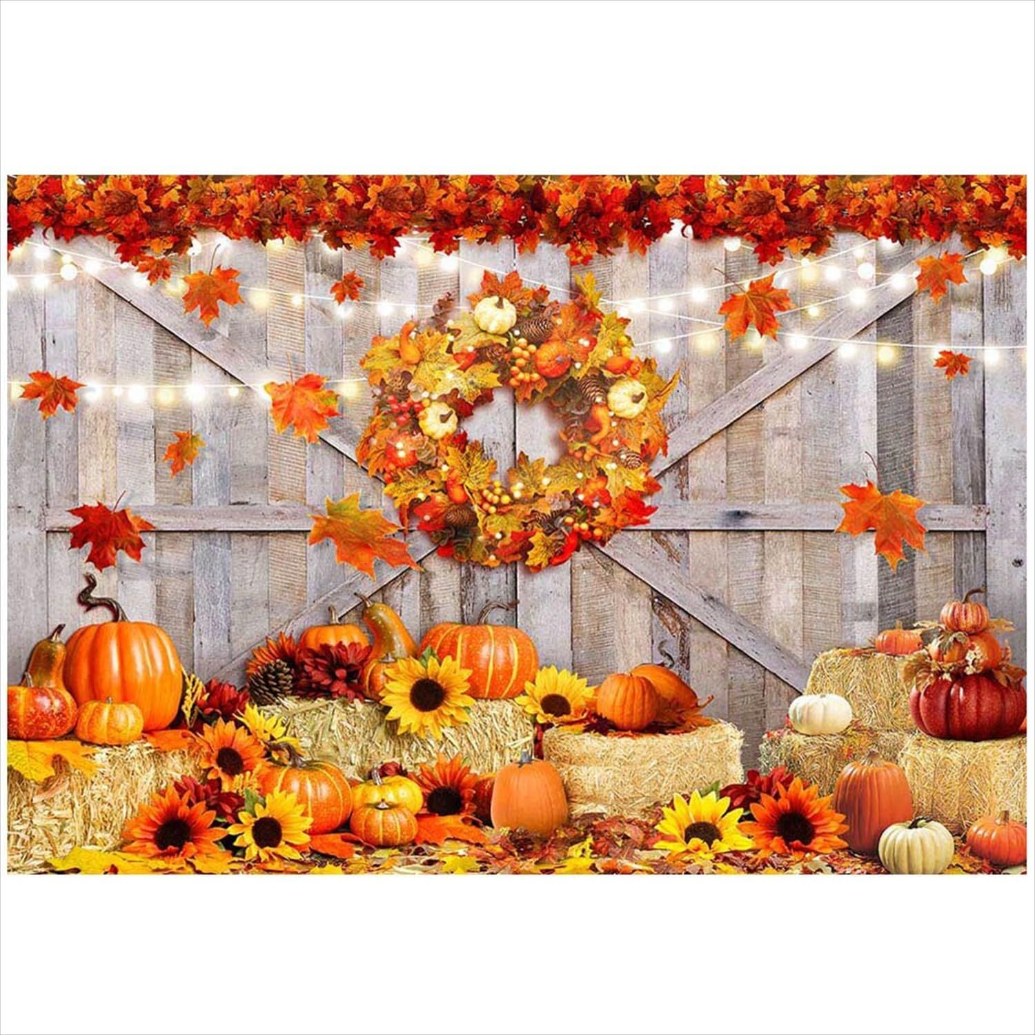 パーティー かぼちゃ イベント 秋 ドア フォト 記念写真 ベビー スタジオ 写真撮影 キッズ 壁紙 デコレーション 32392-32402 装飾 バックペーパー コットン210×150cm 背景紙 バック紙