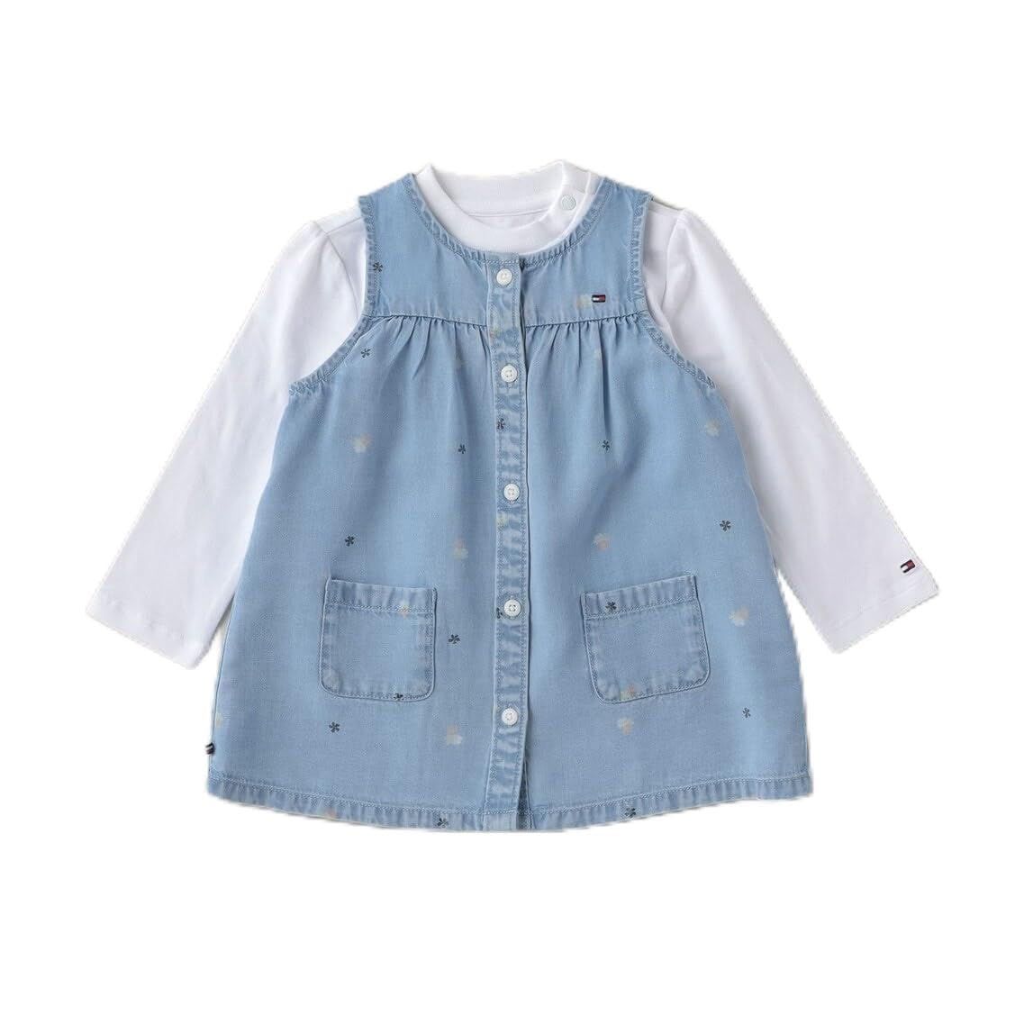 公式 トミーヒルフィガー BABY オールオーバーワンピースセット KN01890