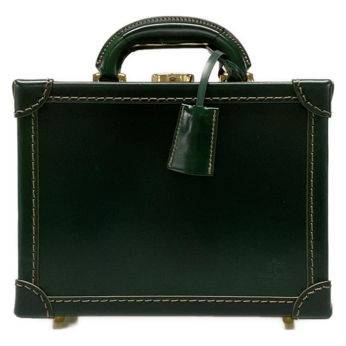 COCOMEISTER ココマイスター アタッシュケース マイスターコードバン サンシモン グリーンプラネット 本体ロックあり