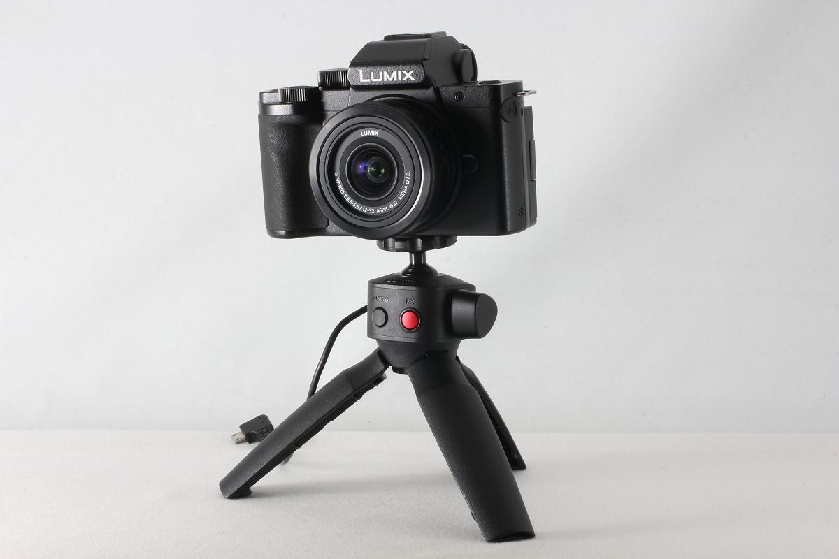 パナソニック Panasonic LUMIX DC G 100 V 標準ズームレンズキット トライポッドグリップ付き 完備 元箱 48825