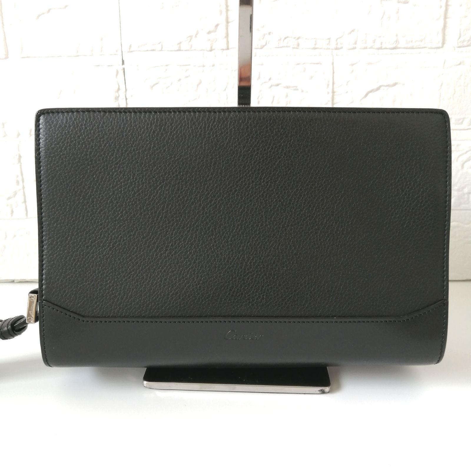 カルティエ クラッチバッグ セカンドバッグ ブラック パシャライン 美