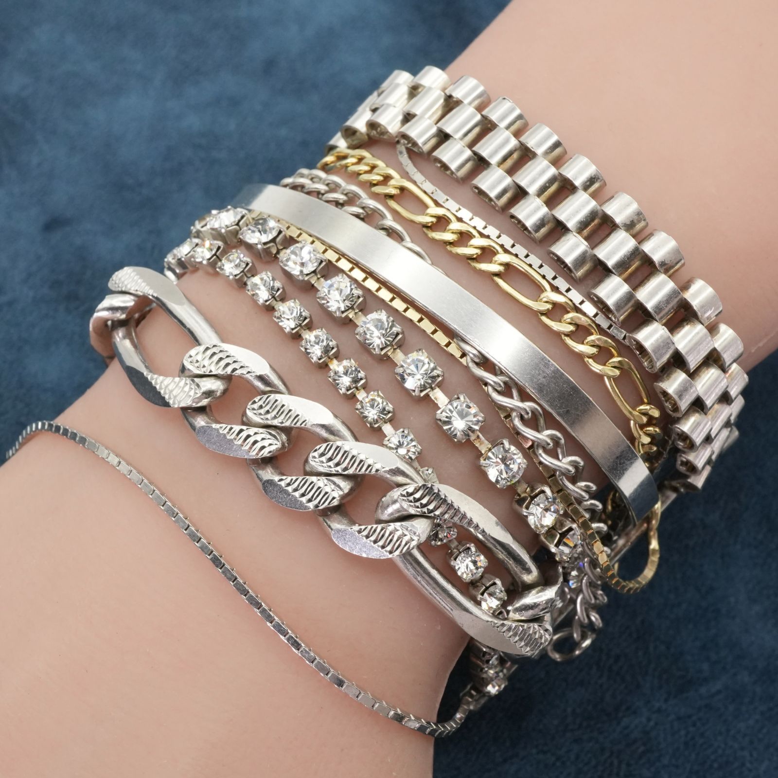 イオッセリアーニ シルバー 10連 ブレスレット 25-2007L