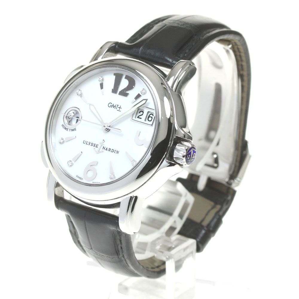 ユリス・ナルダン サンマルコGMT± 203-22 SS 自動巻　付属品あり ULYSSE NARDIN ユリスナルダン サンマルコ GMT オートマチック 203-22