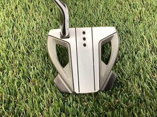 テーラーメイド Spider EX PLATINUM WHITE シングルベンド 34インチ パター PT スチール フレックスその他 メンズ 男性用 右利き 右用 Cランク ゴルフクラブ