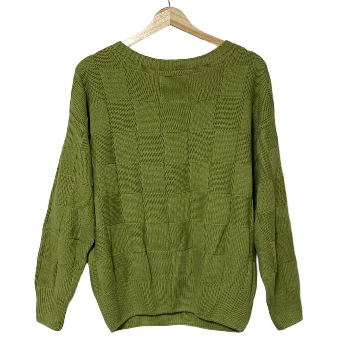 BASERANGE ベースレンジ 長袖セーター サイズXS S レディース - グリーン クルーネック