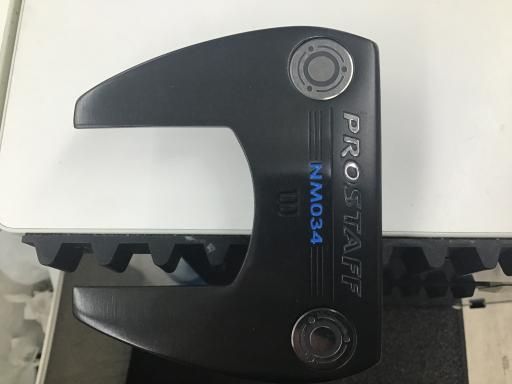 ウィルソン PROSTAFF NM034 34インチ パター PT スチール フレックスその他 メンズ 男性用 右利き 右用 Cランク ゴルフクラブ