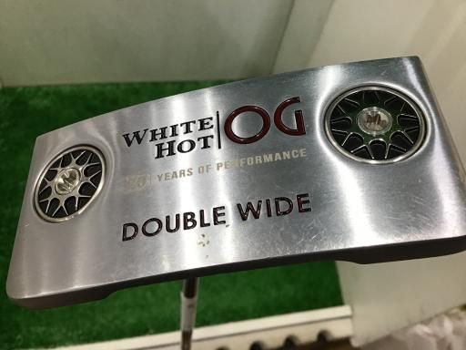 オデッセイ WHITE HOT OG DOUBLE WIDE 34インチ レフティ パター PT スチール フレックスその他 メンズ 男性用 左利き レフティ 左用 Cランク ゴルフクラブ