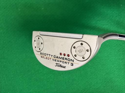 タイトリスト SCOTTY CAMERON select NEWPORT 3 2018 34インチ パター PT スチール フレックスその他 メンズ 男性用 右利き 右用 Dランク ゴルフクラブ