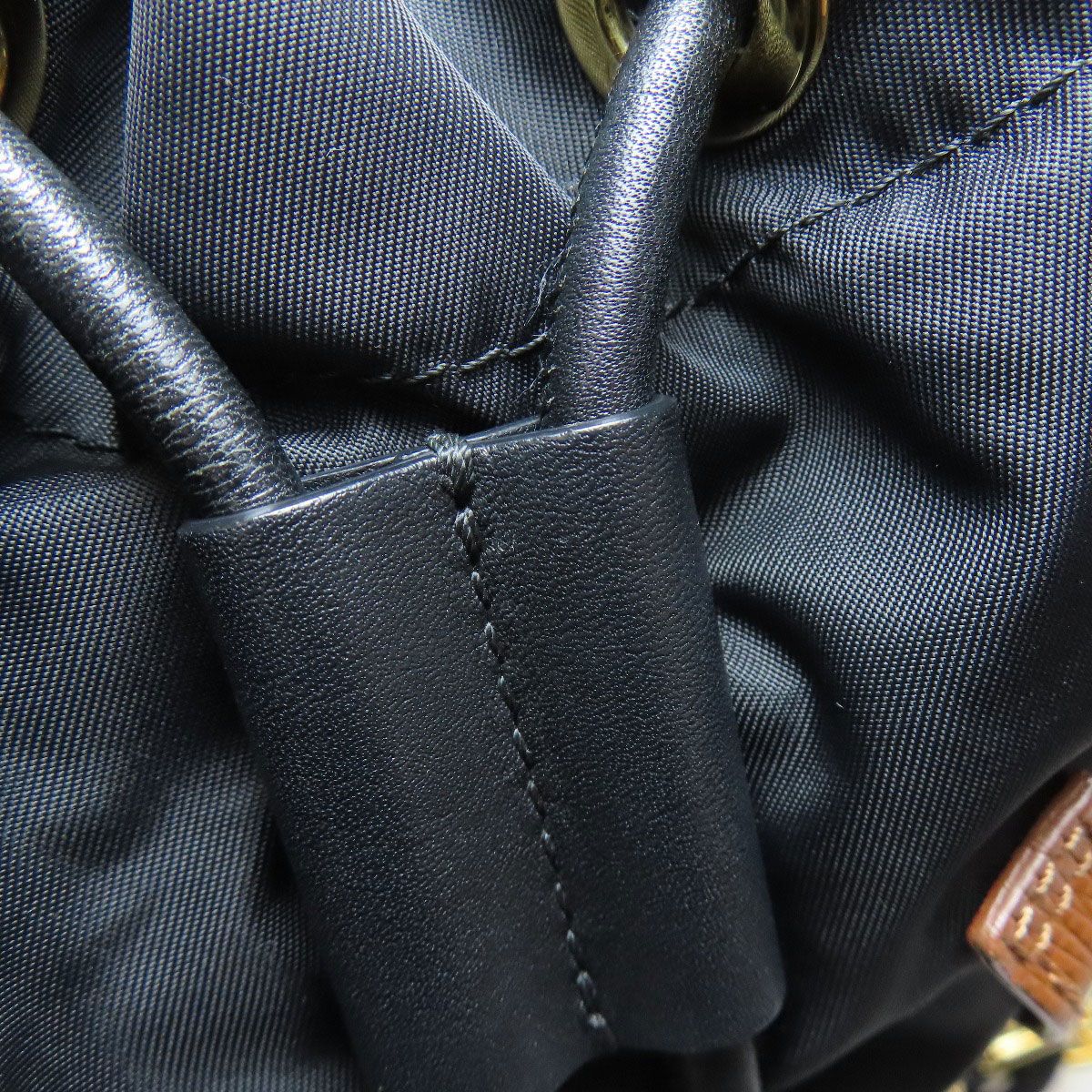 BURBERRY バーバリー ロゴ リュック デイパック ナイロン レザー レディース DECORATOM_COM_BR