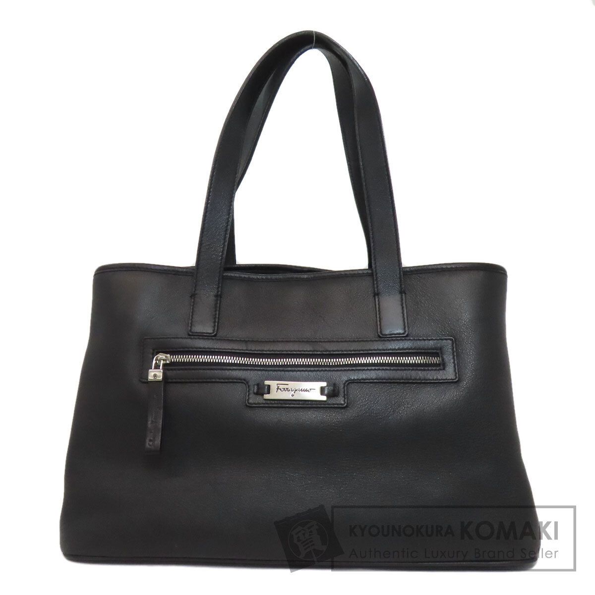 Salvatore Ferragamo サルヴァトーレフェラガモ ロゴ トートバッグ カーフ レディース